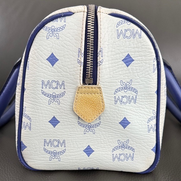 MCM Visetos Princess Lion Boston Bag Multi Color - Picture 4 of 13